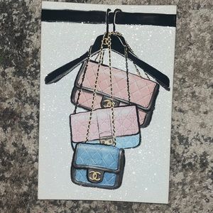 Glitter Chanel Portrait